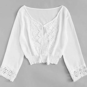 Bundle 3 for 15% off! Long sleeve sheer top